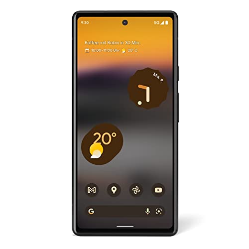 Google Pixel 6a – Freigeschaltetes Android-5G fähiges-Smartphone mit 12-Megapixel-Kamera – Charcoal
