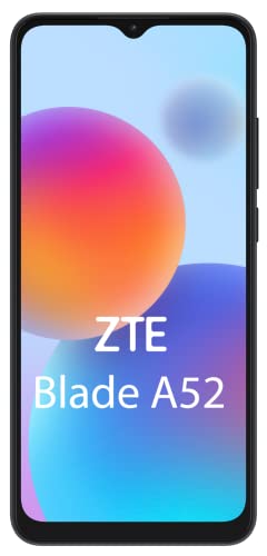 ZTE Smartphone Blade A52 (15.51 cm (6,52 Zoll) HD+ Display, 4G LTE, 2GB RAM und 64GB interner Speicher, 13MP Hauptkamera und 5MP Frontkamera, Dual-SIM, Android R GO) grau, 123401101025