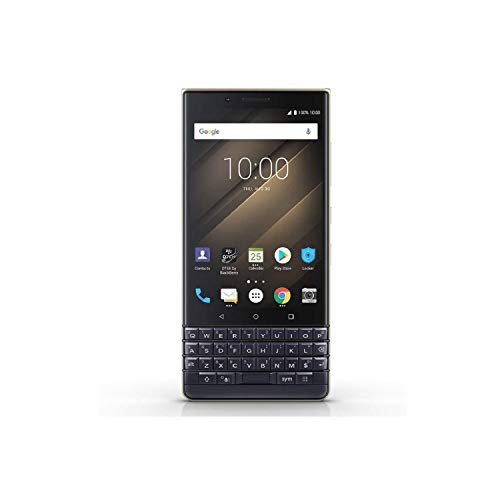BlackBerry KEY2 LE Dual-SIM (64 GB, BBE100-4, QWERTZ-Tastatur) (nur GSM, nicht CDMA) 4G Smartphone Factory Unlocked (Champagner / Gold) - Internationale Version