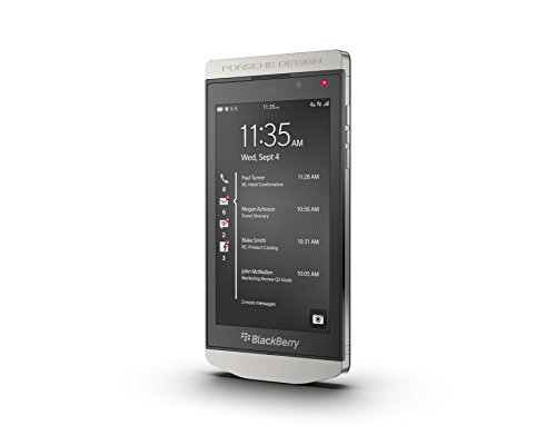 BlackBerry PRD-60451-001 10,66 cm (4,2 Zoll) Smartphone P’9982 Porsche Design (LTE, 64GB Speicher, 8MP Kamera, OS 10, Bluetooth 4.0) silver DE