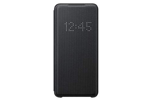 Samsung LED View Smartphone Cover EF-NG980 für Galaxy S20 | S20 5G Handy-Hülle, LED-Anzeige, Kartenhalterung, schwarz - 6.2 Zoll