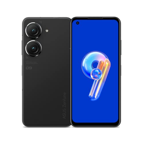 ASUS Zenfone 9 Smartphone (5,92' AMOLED Display, 50MP Dual-Kamera, 4300 mAh Akku, 8GB RAM, 128GB Speicher) [mit Displayschutz exklusiv bei Amazon] Midnight Black