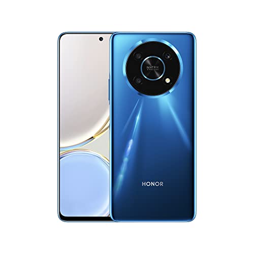 HONOR Magic4 Lite 5G, Smartphone ohne Vertrag, 6.81 Zoll Android Handy, 120Hz-LCD, 6 GB RAM + 128 GB, 4800 mAh mit 66W SuperCharge, 64 MP Kamera, Snapdragon 695 (Blau)