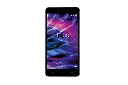 MEDION S5004 Smartphone (12,7 cm (5 Zoll) HD Touchscreen-Display, LTE, 13 Megapixel Rückkamera, 5 Megapixel Frontkamera , Octa-Core-Prozessor, Dual-SIM, 16GB interner Speicher bis zu 64 GB erweiterbar, Android Lollipop 5.1) schwarz