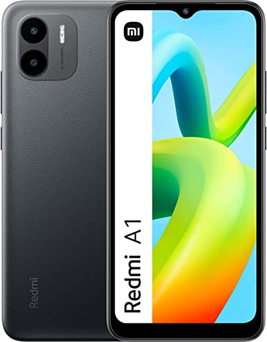 Xiaomi Redmi A1 Smartphone (6.52 Zoll, 32GB Speicherplatz, 5000 mAh Akku) Handy, Schwarz