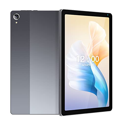HiGrace Tablet 10.4 Zoll, Android 11 Go Tablet Quad-Core Prozessor, 2GB RAM, 32GB ROM, 6G-Wi-Fi, 2MP+5MP Kamera, Bluetooth, Type-C, 6000mAh Akku Grau