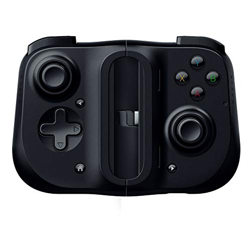 Razer Kishi für Android- Smartphone Gaming Controller (Lightning-Anschluss, Ergonomisches Design, Individuelle Passform, Analog-Stick, Ultra niedrige Latenz) Schwarz