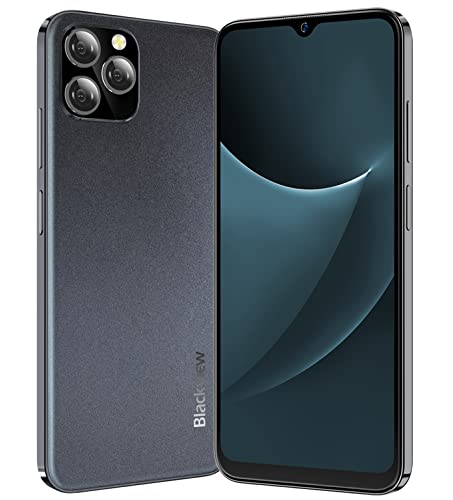 Blackview A95 Smartphone Ohne Vertrag, 20MP+8MP Kamera, Helio P70 8GB+128GB, 6,53' HD+ Bildschirm, 4380mAh 18W Schnellladung, Dual-SIM Android 11 Handy, Fingerabdruck-GPS, Box-Lautsprecher, Schwarz