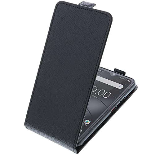 foto-kontor Tasche kompatibel mit Gigaset GS5 Smartphone Flipstyle Schutz Hülle schwarz