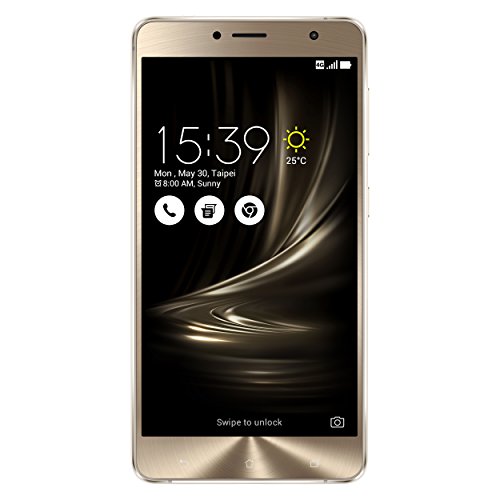 Asus ZenFone 3 Deluxe (ZS550KL) Smartphone (5,5 Zoll (14 cm) Full-HD Touch-Display, 64GB Speicher, Dual-SIM, Android 6.0) silber