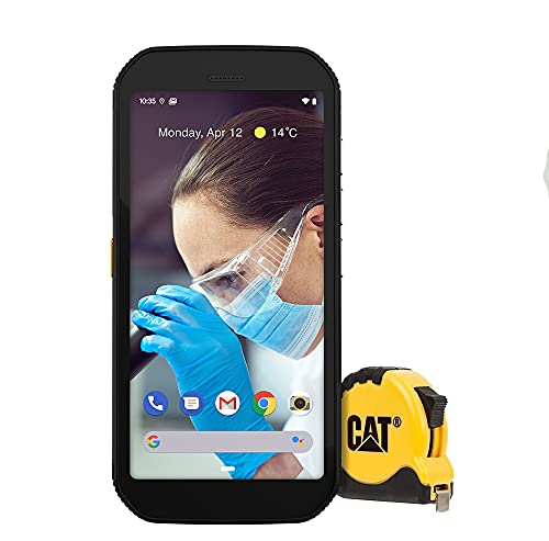 CAT S42 H+ Edition - Robustes Outdoor Smartphone mit Silberpartikel gegen Bakterien & Keime (13.97cm (5.5 Zoll) HD+ Display, 32 GB, 3GB RAM, Dual-SIM, Stoß- und Wasserdicht inkl. CAT-Maßband, schwarz
