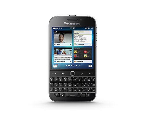 Blackberry Classic 4 g Smartphone Unlocked (3,5 Zoll) Display, 16 GB, Single SIM Blackberry, Schwarz die Tastatur, AZERTY