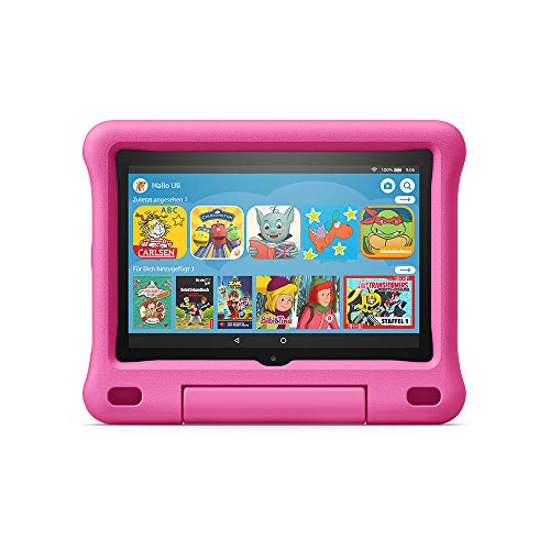 Fire HD 8 Kids-Tablet | Ab dem Vorschulalter | 8-Zoll-HD-Display, 32 GB, pinke kindgerechte Hülle