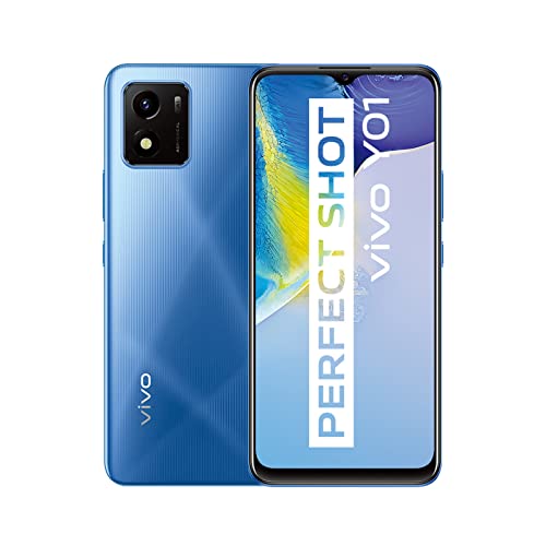 VIVO Y01 Smartphone Ohne Vertrag, 5,000 mAh Akku, Android 11 Handy 6,51-Zoll Halo FullView, 13MP Hauptkamera, Schlankes 3D-Design, 3+32GB