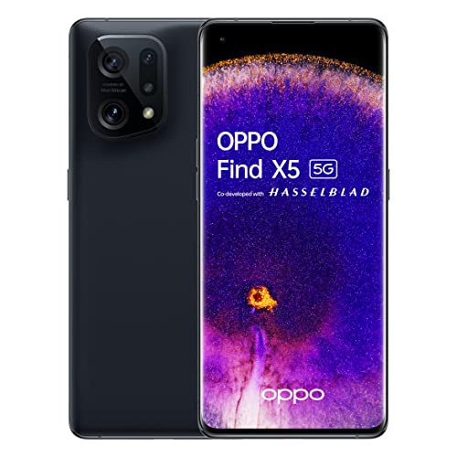 OPPO Find X5 5G - Smartphone 256GB, 8GB RAM, Dual SIM, Black