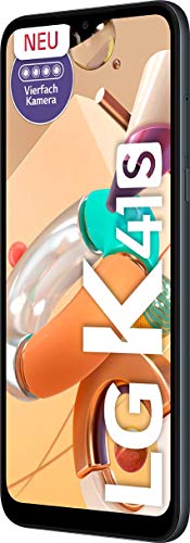 LG K41s Smartphone 32 GB (16,63 cm (6,55 Zoll) HD+ Display mit Notch, Premium 4-Fach-Kamera, MIL-STD-810G, DTS:X 3D Surround Sound) Titan