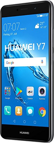 Huawei 51091RMB Y7 Smartphone (14 cm (5,5 Zoll) Display, 16 GB Speicher, Android 6.0) grau
