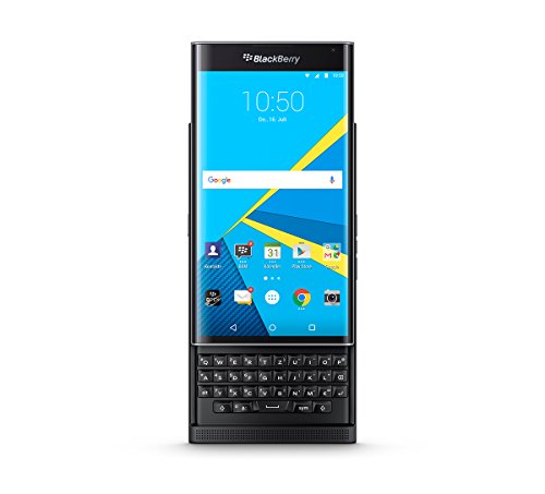 BlackBerry PRIV STV100-4 Smartphone (13,7 cm (5,4 Zoll) Display, 32GB Speicher, 18 Megapixel, Android 5.1) QWERTZ schwarz