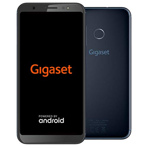 Gigaset GS185 Smartphone ohne Vertrag (13,97 cm (5,5 Zoll) HD+ Display, 16GB Speicher, Android 8.1) midnight blue