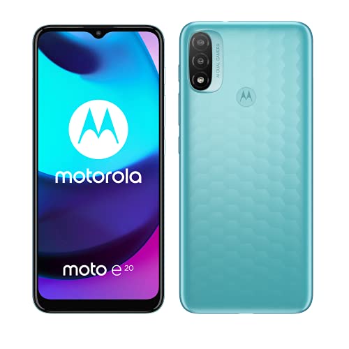 Motorola Moto e20 32GB Handy, blau, Coastal Blue, Android 11