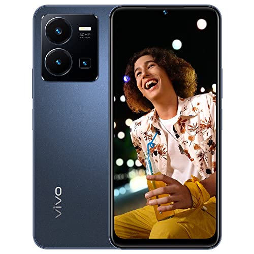 VIVO Y35 Smartphone, 8GB + 256GB, 6,58'' FHD+ Display, Snapdragon 680, Dual-SIM Android-Smartphone, 50 MP Dreifachkamera, 5.000 mAh Akku, 18W FastCharge, Seitlicher Fingerabdruck