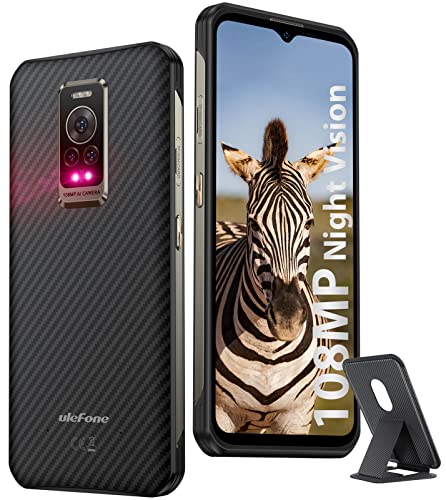 Ulefone Armor 17 Pro Outdoor Handy 2023, 13GB+256GB/2TB SD Android 12 108MP Nachtsicht Kamera Smartphon ohn Vertrag 66W Schnelllade 6,58' FHD+ 5380mAh 4G Dual SIM IP68 Wasserdicht Fingerabdruck ID NFC