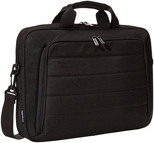 Amazon Basics - Tasche für Laptop und Tablet, Schwarz, 44 cm