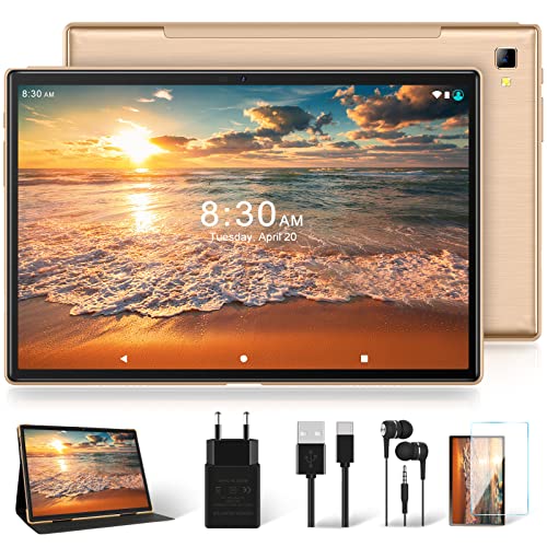 Tablet 10 Zoll Android 11 Original YESTEL T5 Ultraschnelles Tablets, Hohe Helligkeit IPS | Octa-Core-Prozessor | OTG | Bluetooth | 64 GB, 128 GB Erweiterung, Roségold