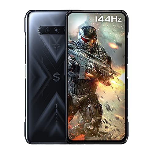 Black Shark 4 [5G] - Smartphone, 8 128 GB, Display: 144 Hz 6,67 Zoll/ca. 16,9 cm, Snapdragon 870, 48 MP Dreifachkamera, Akku 4500 mAh, LPDDR5 RAM UFS3.1 Storage, Schwarz (Global-Version)