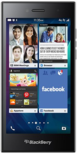 BlackBerry Leap Shadow Grey Smartphone STR100-1 (13 cm (5 Zoll), 16GB LTE) schwarz