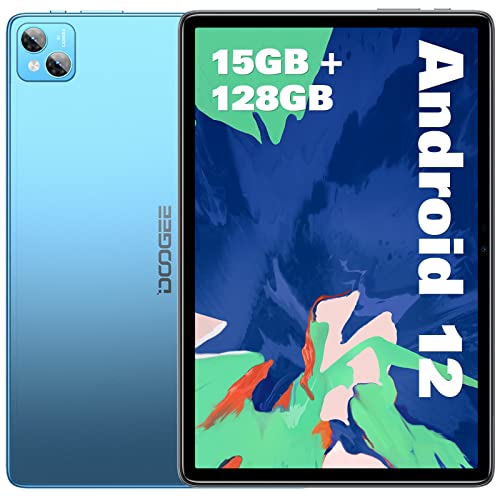 DOOGEE T10 Tablet Android 12, 10.1 Zoll Gaming Tablet PC mit Touchstift, 15GB RAM+128GB ROM (1TB Erweitern) 8300mAh Akku, Octa-Core 1920 * 1200 FHD+ Bildschirm, 13MP+8MP, Dual SIM 4G LTE &5G WiFi, GPS